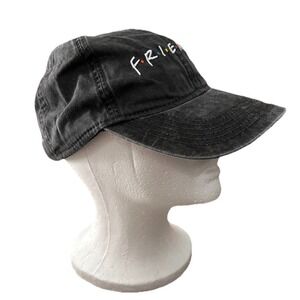 Friends TV Show Hat Adult Embroidered Letters Ball Cap One Size Gray Adjustable